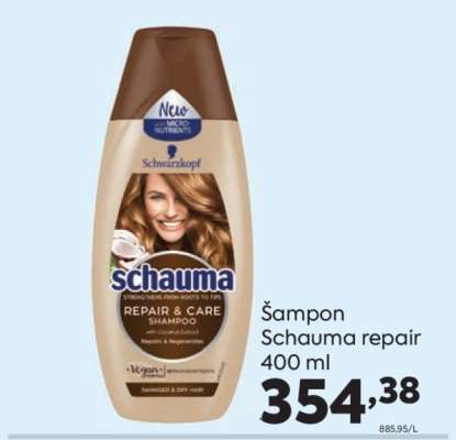Šampon Schauma repair 400 ml