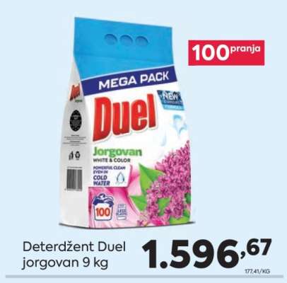 Deterdžent Duel jorgovan 9 kg