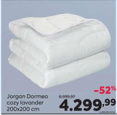 Jorgan Dormeo cozy lavander