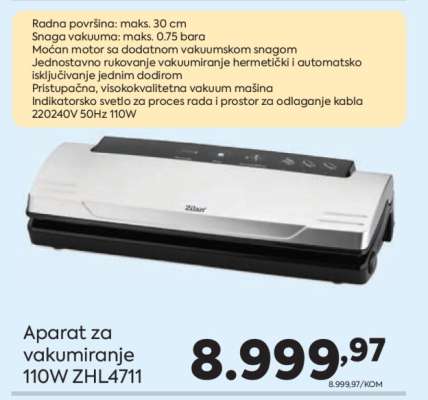 Aparat za vakumiranje 110w ZHL4711