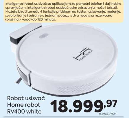 Robot usisivač Home robot RV400 white