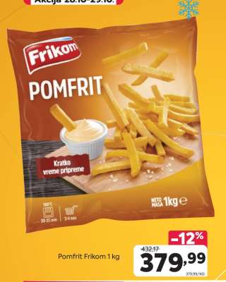 Pomfrit Frikom 1 kg