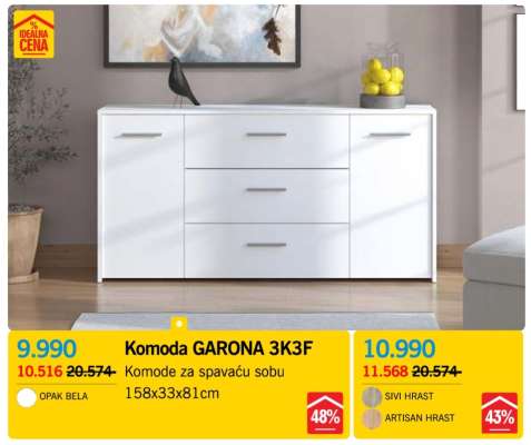 Komoda GARONA 3K3F