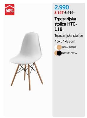 Trpezarijska stolica HTC-118