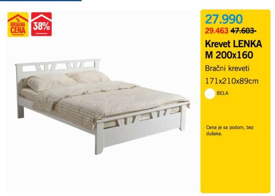 Krevet LENKA M 200x160