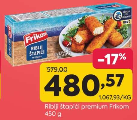Riblji štapići premium Frikom
