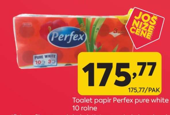 Toalet papir Perfex pure white
