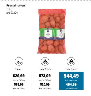 Krompir crveni 10kg