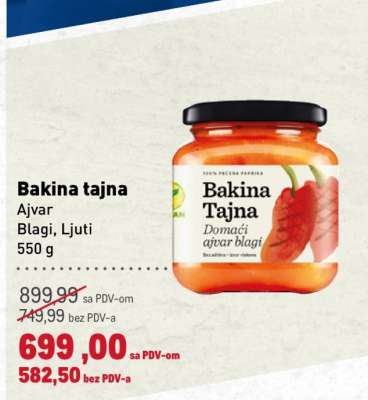 BAKINA TAJNA AJVAR