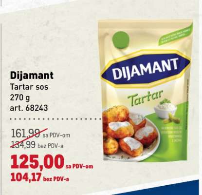 Dijamant Tartar sos