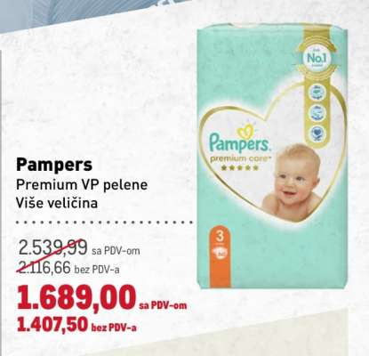 Pampers Premium VP pelene