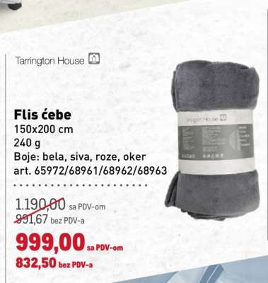 Flis ćebe