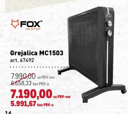 Grejalica MC1503