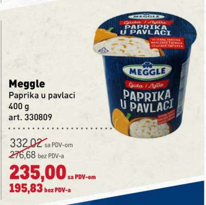 Meggle paprika u pavlaci