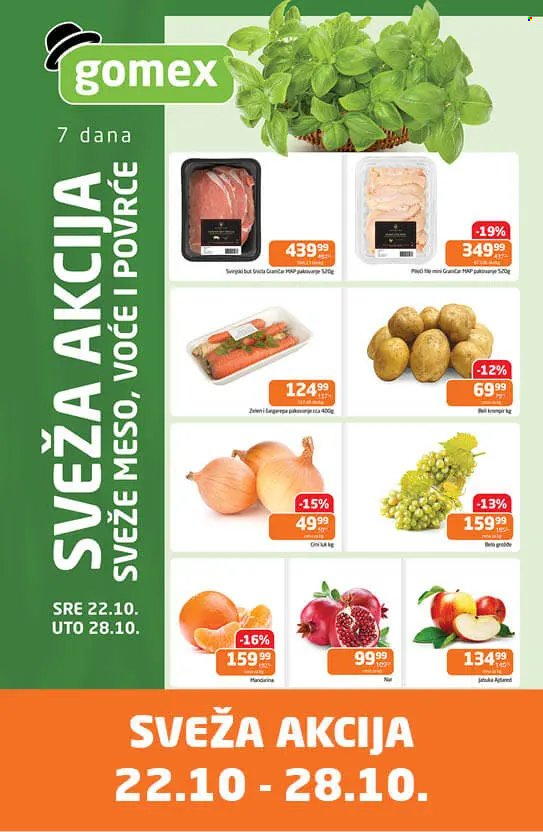 Gomex katalog - 22.10.2025 - 28.10.2025. Stranica 1