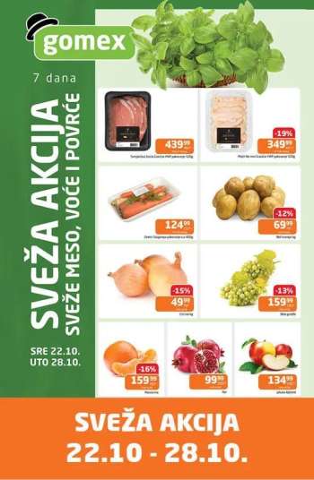 Gomex katalog - 22.10.2025 - 28.10.2025.