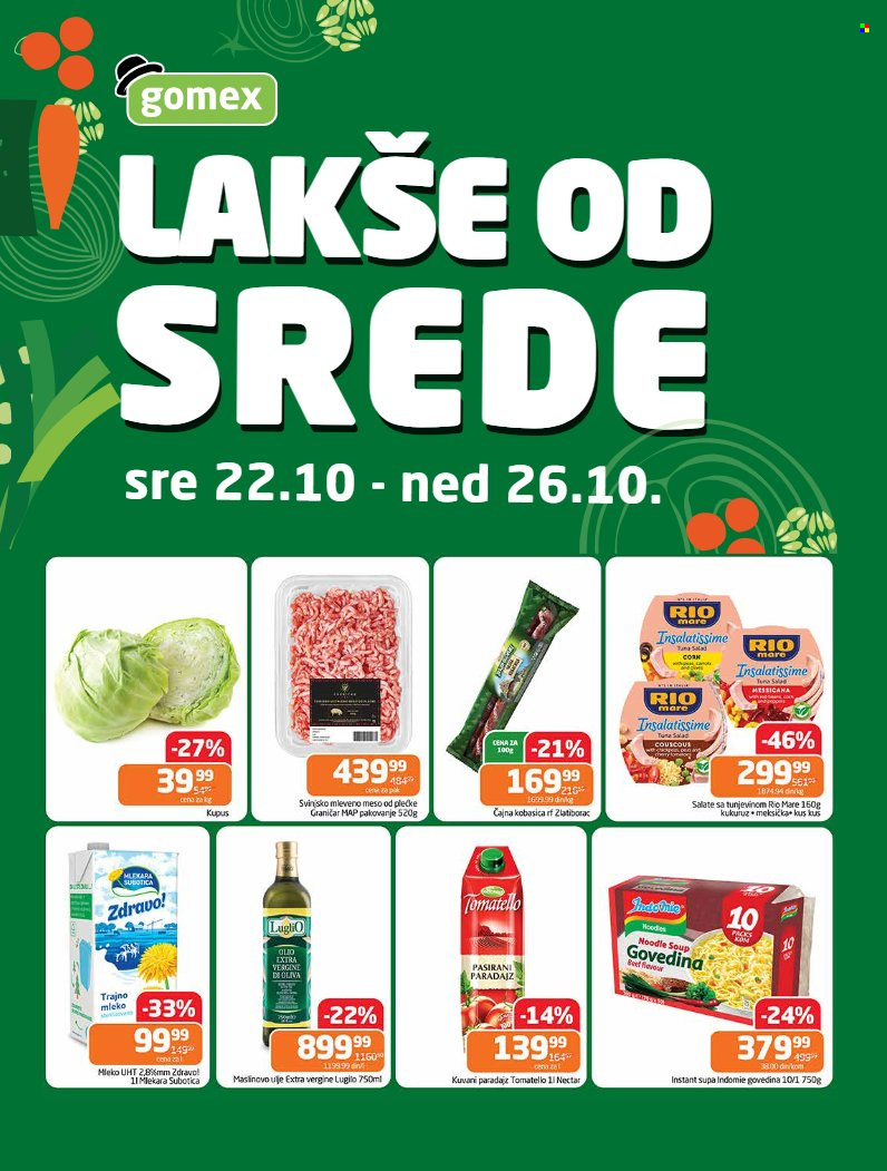 Gomex katalog - 22.10.2025 - 26.10.2025. Stranica 1