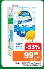 Mleko UHT 2,8%mm Zdravo!