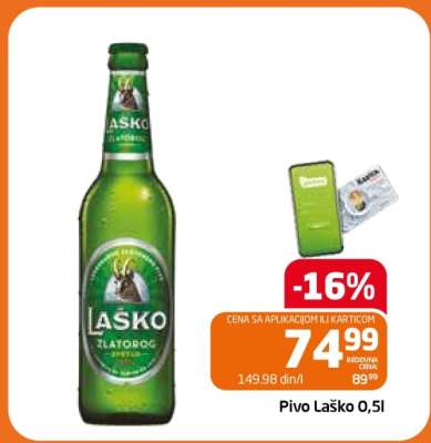 Pivo Laško 0,5l