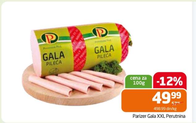 Parizer Gala XXL Perutnina