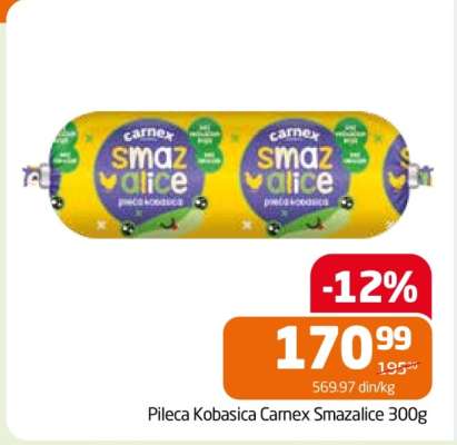 Pileca Kobasica Carnex Smazalice 300g