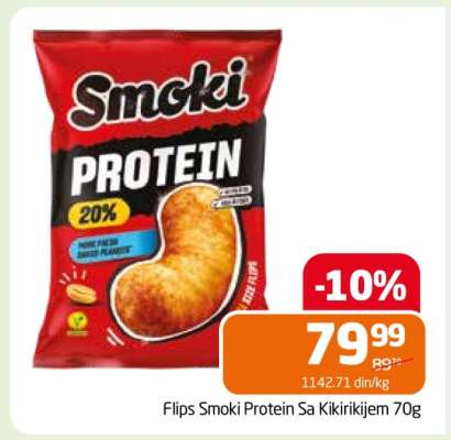 Flips Smoki Protein Sa Kikirikijem 70g