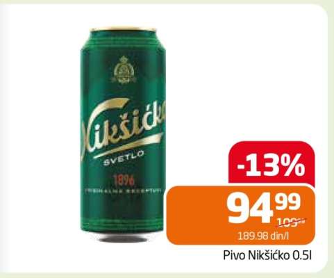 Pivo Nikšićko 0.5l