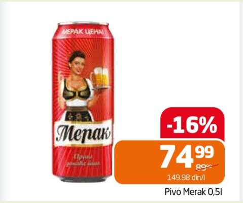 Pivo Merak 0,5l