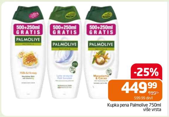 Kupka pena Palmolive 750ml