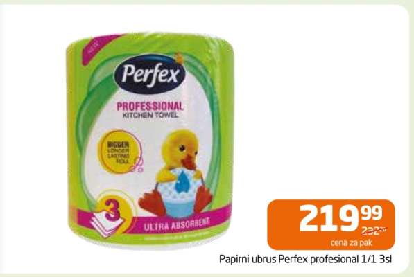 Papirni ubrus Perfex profesional 1/1 3sl