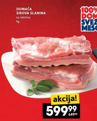 DOMAĆA SIROVA SLANINA
