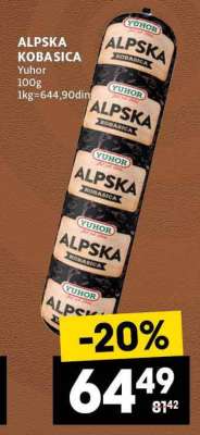 ALPSKA KOBASICA