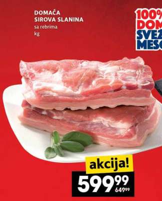 DOMAĆA SIROVA SLANINA
