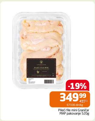 Pileći file mini Graničar MAP pakovanje 520g
