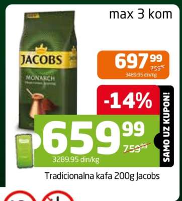 Tradicionalna kafa 200g Jacobs