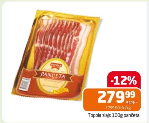 Topola slajs 100g pančeta