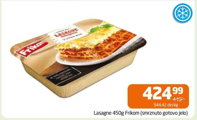 Lasagne 450g Frikom