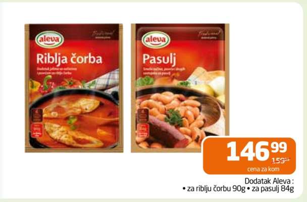 Aleva Riblja čorba / Pasulj