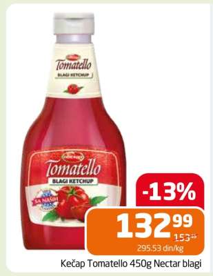 Kečap Tomatello 450g Nectar blagi