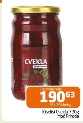 Kiseliši Cvekla 720g Moć Prirode