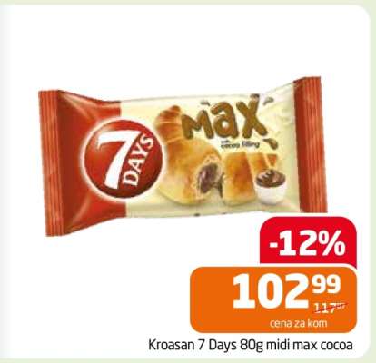 Kroasan 7 Days 80g midi max cocoa