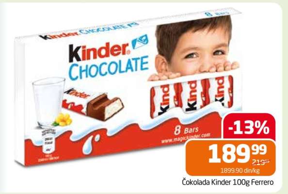 Čokolada Kinder 100g Ferrero