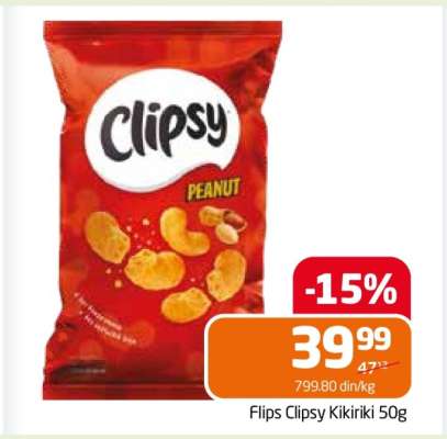 Flips Clipsy Kikiriki 50g