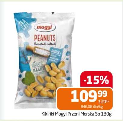 Kikiriki Mogyi Prženi Morska So 130g