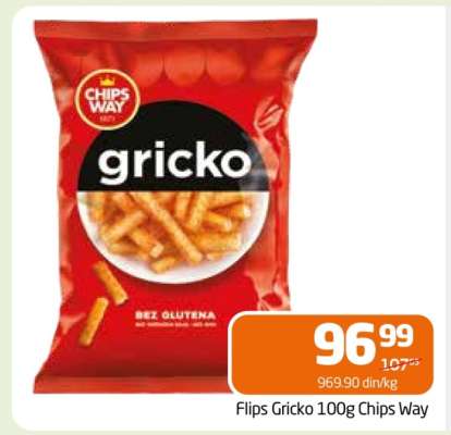 Flips Gricko 100g Chips Way