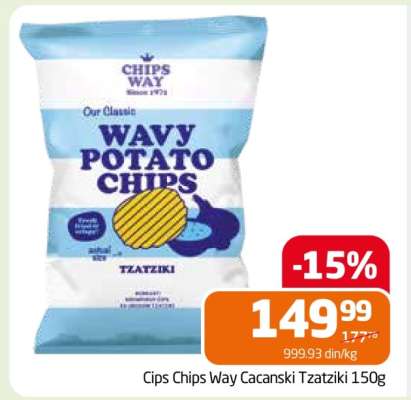 Cips Chips Way Cacanski Tzatziki 150g