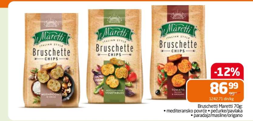 Bruschetti Maretti 70g