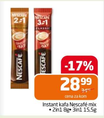 Instant kafa Nescafé mix