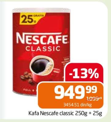 Kafa Nescafe classic 250g + 25g