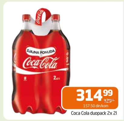 Coca Cola duopack 2x 2l